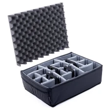 Grey CVPKG padded dividers and lid foam for the Pelican 1550.