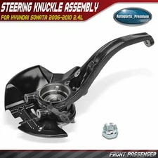 Front RH Steering Knuckle & Wheel Hub Bearing Assy for Hyundai Sonata 06-10 2.4L