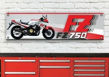 BR208B YAMAHA FZ750 1FN 1985 FLEXIBLES WERKSTATT BANNER SCHILD