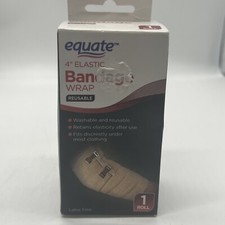 Equate Reusable Elastic Bandage Wrap 4" Each Latex Free-i1