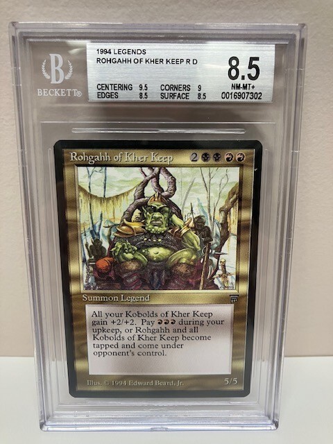 Rohgahh of Kher Keep Legends MtG BGS 8.5 1994 (SUBS 9.5, 8.5, 9, 8.5)