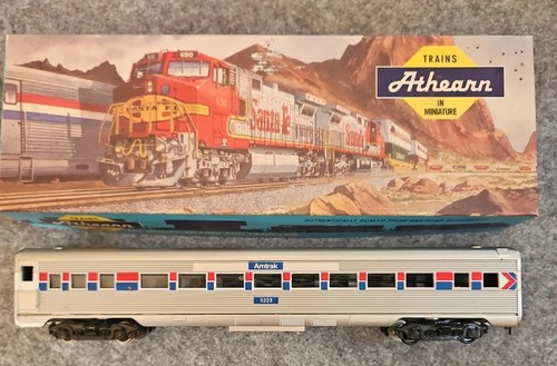 Coche de pasajeros Athearn escala HO Amtrak Coach #5328 con caja original | Condition: Used