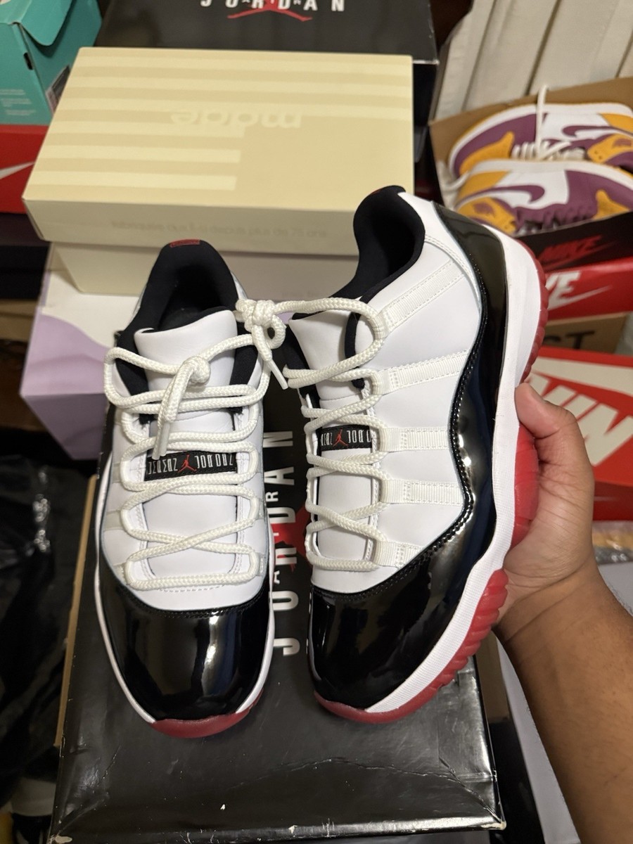 Jordan 11 Retro Low Concord-Bred Size 10 Tried On 193658223256|