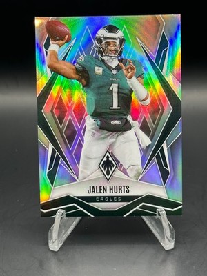 2025 Panini Phoenix Jalen Hurts Silver Prizm #95 Philadelphia Eagles