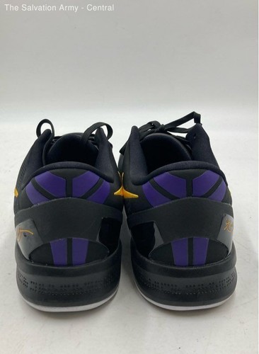 Nike Mens Kobe 8 Protro Lakers Away HF9550-001 Black Gold Running Sneakers Sz 14 - Picture 4 of 10