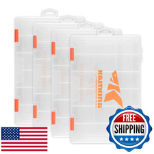 KastKing Tackle Box Plastic Storage Organizer Removable Dividers 3600 (2-Pack)