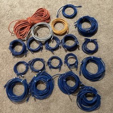 Lot of 40 Cat6 Ethernet Patch Cables - Mixed Lengths 3FT-14FT  and 1 Cat5e