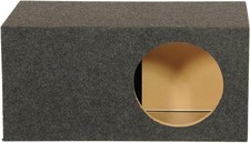 Q Power HD112VL Single 12 Inch SPL XL Side Ported Subwoofer Box Enclosure