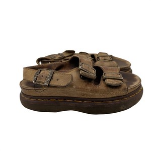 Dr. Martens Vintage England Brown Leather Triple Buckle Sandals UK 6 Men\'s 7 39 Dr. Martens Brown Sandals for Men for sale | eBay main image 4