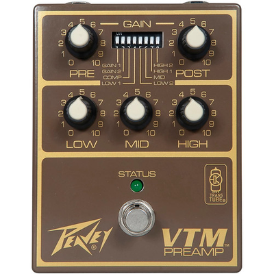 #ad #ad Peavey VTM Preamp Pedal Brown and Gold $199.99