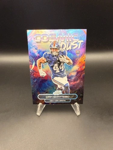 2025 Topps Cosmic Chrome Cam Skattebo Base (RAW)