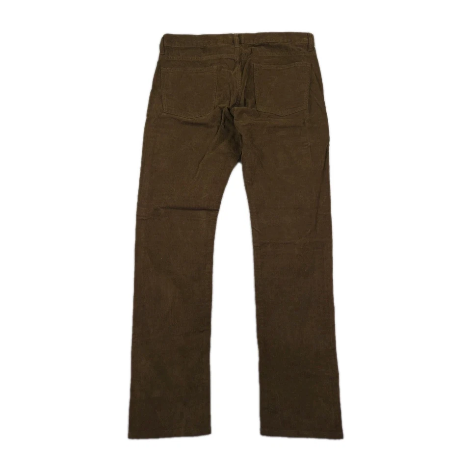 New J Crew 484 Slim Corduroy Pants Mens 33x32 Brown Chino - Image 3 of 4