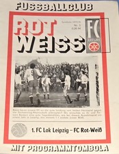 1977/78 DDR Oberliga FC Rot-Weiß-Erfurt - 1.FC Lok Leipzig