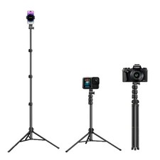6.3ft Adjustable Long Tripod Stand for Gimbals,Phones,Cameras, Extendable Hei...