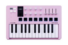 Arturia MiniLab 3-25 Key USB MIDI Keyboard Controller With 8 Multi-Color Drum...