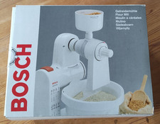 Schnitzer Getreidemühle Steinmahlwerk für Bosch MUM 4 Küchenmaschine neuwertig