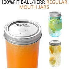 Tinplate Canning Jar Lids - 150 Pcs, Airtight Seal