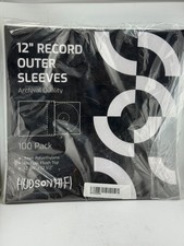 Hudson Hi-Fi Flexible Archival-Grade Vinyl Jacket Outer Sleeves 100 Pack Cry