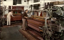 Garndolbenmaen Wales United Kingdom Brynkir Woolen Mill unused vintage postcard