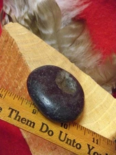BOW DRILL CAP STONE - ALASKA NATIVE ARTIFACT COLLECTION - BOUGHT ONEPEOPLE43