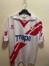 Official Vintage Shirt Rayo Vallecano Brand Joma T/XL Back 14 Ivan Rosado