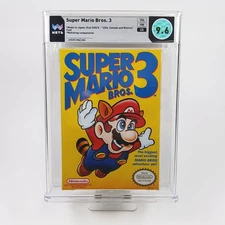 Super Mario Bros 3 NES - Complete in Box CIB - Wata Graded 9.6 - Highest Graded!