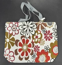 Flowers Canvas Shopping Tote Bag