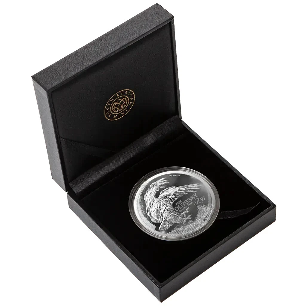 Silbermünze 1kg Gaukler The Odyssey (1.) Südafrika 2025 - Polierte Platte