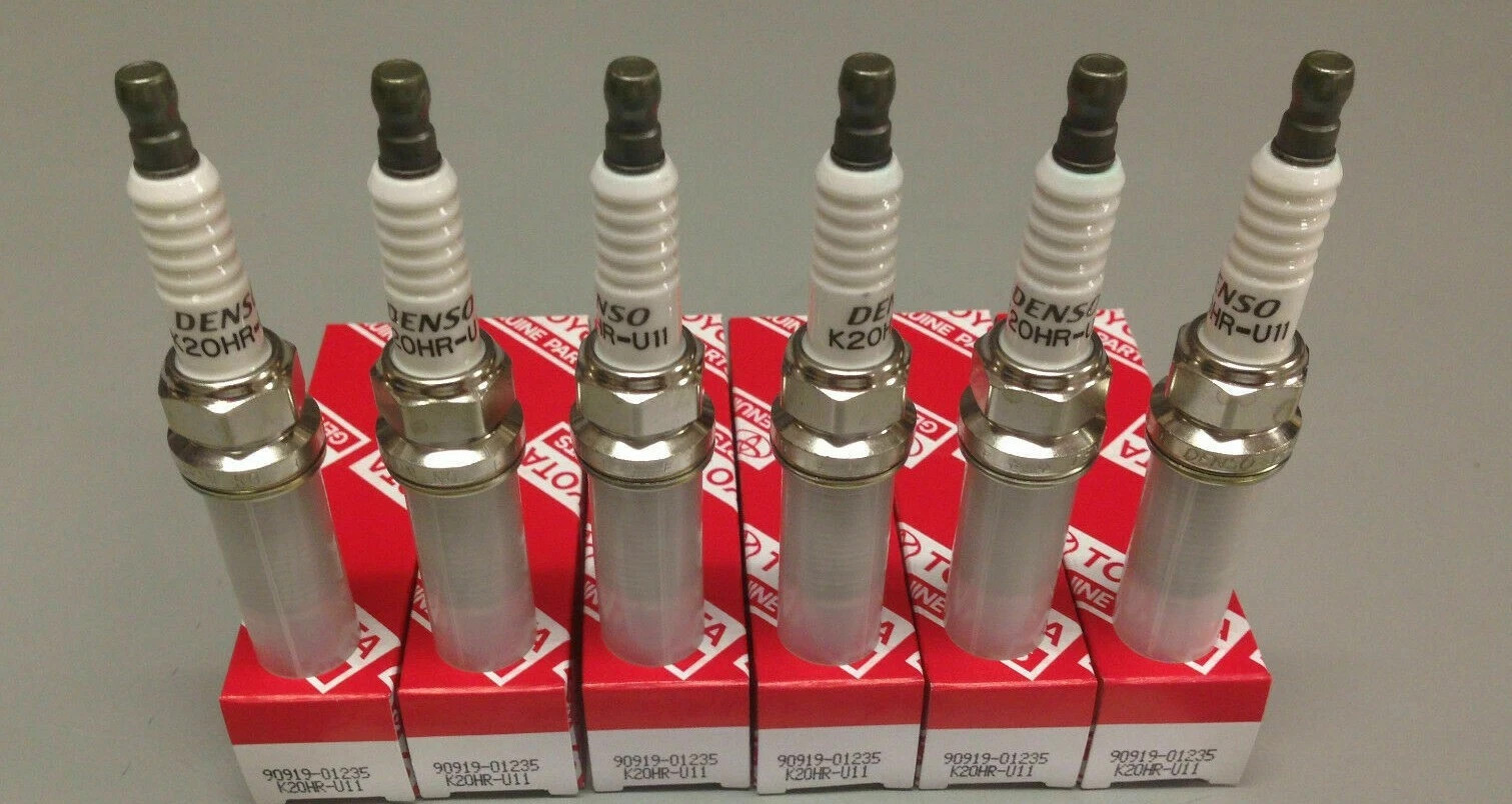 6 PACK OEM TOYOTA Toyota 4RUNNER  TACOMA V6 4.0L Spark Plugs 90919-01235 USA