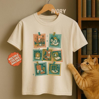 Book Lovers Comfort Tee Soft Cotton Shirt Reading Gift Unisex