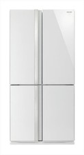 SHARP SJ-GX820F2WH Frigorifero 4 Porte 605L No Frost Classe F Vetro Bianco 90 cm