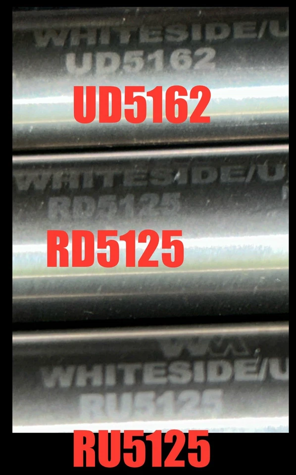Lot of 3 - Whiteside Machine Co. Router Bits 1/2” Shank RD5125, RU6125 & UD5162 - Image 2 of 4