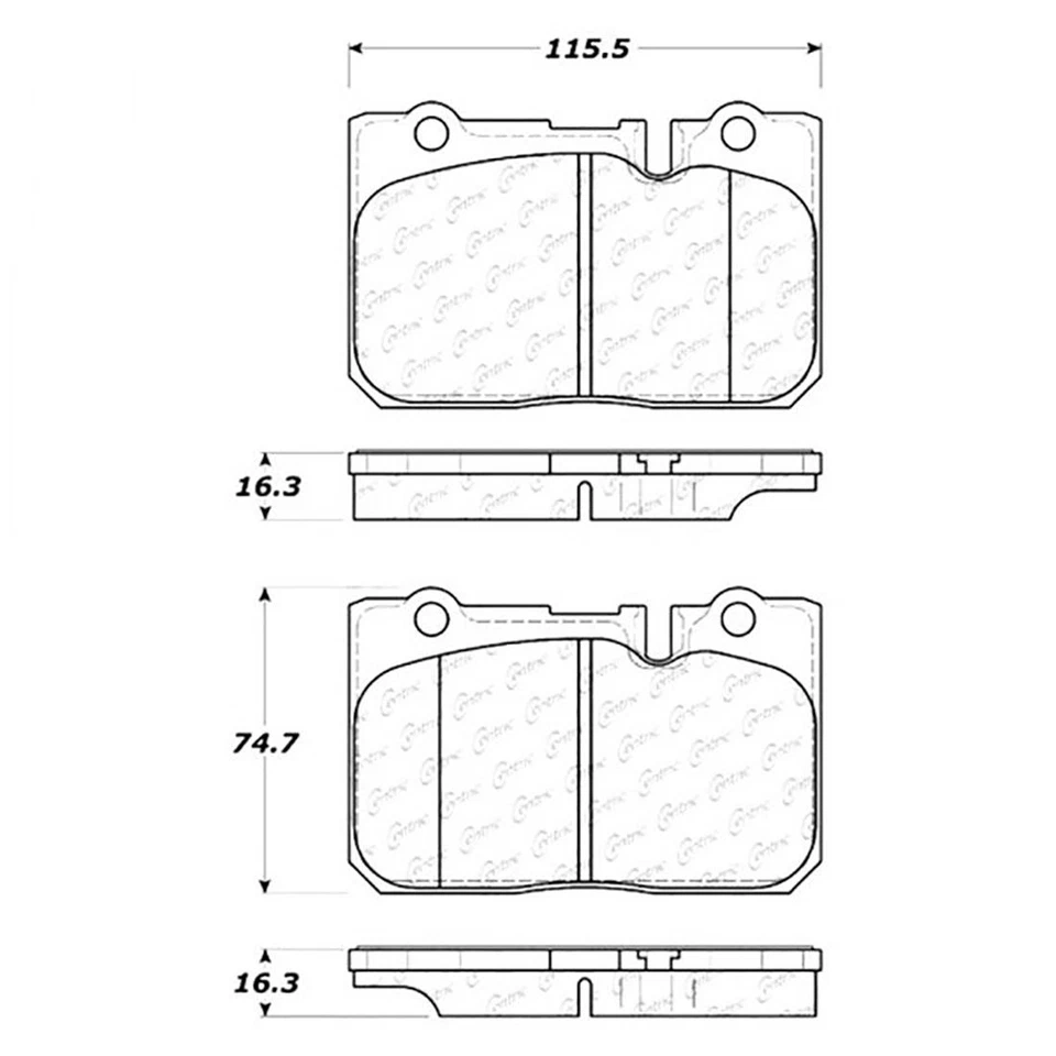 Rotores de freno delanteros y pastillas de freno de cerámica de alta calidad para Lexus LS400 1996-2000 Foto 2 de 4