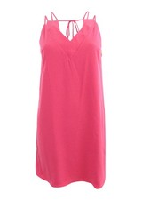 CeCe Women's Sweeney Tie-Back Slip Dress (2, Terra Rose)