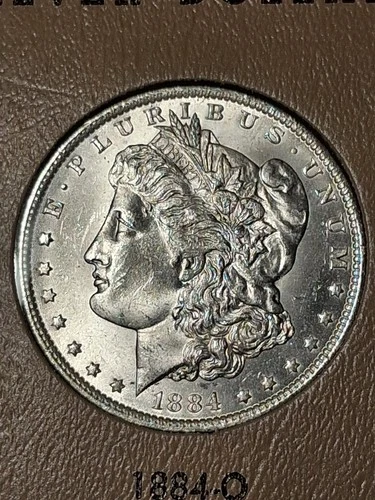 1884-O MORGAN SILVERDOLLAR. MS/ +++++/BU/ GEM QUALITY.