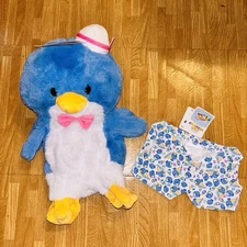 Build A Bear x Sanrio Tuxedo Sam Unstuffed NWT With Shirt/Vest Included Also NEW