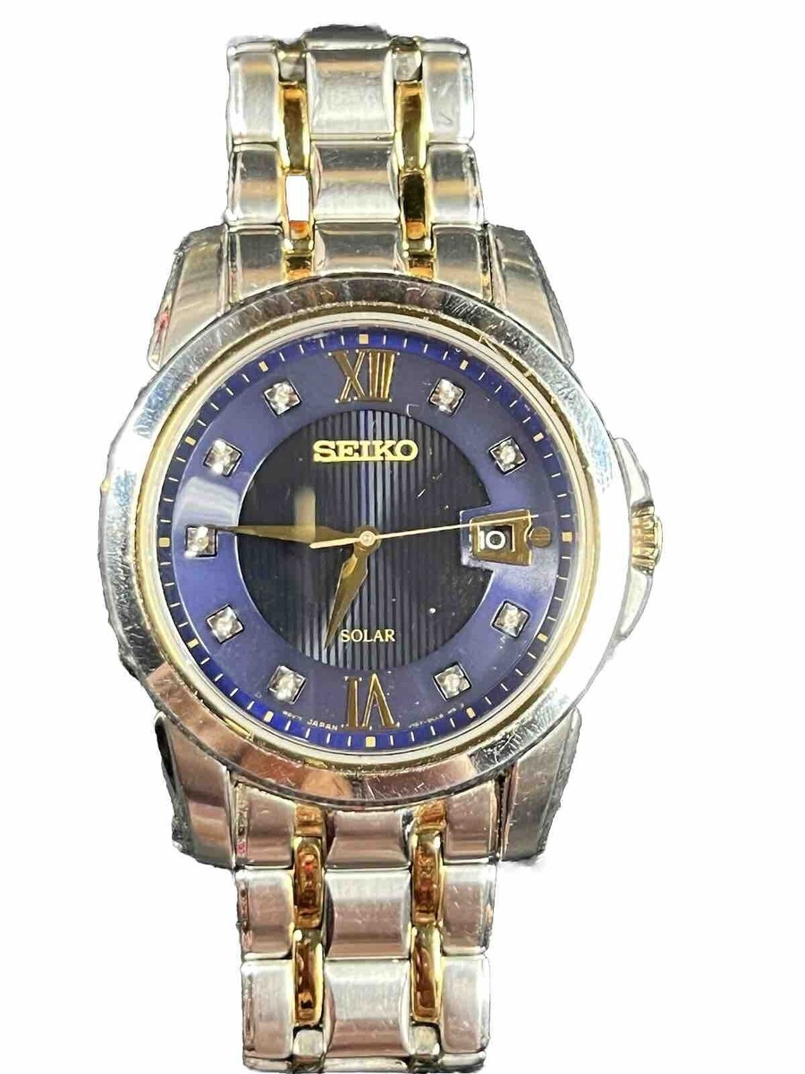 Seiko Sapphire Crystal 644703 Water Resistant 10 Bar Stainless Steel Move Japan Seiko Sapphire Crystal 644703 Water Resistant 10 Bar Stainless Steel Move Japan
