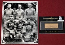 Rare Cliff Mcbride 1920's Maple Leafs Montreal Maroons Signed Lumbergraph Card 