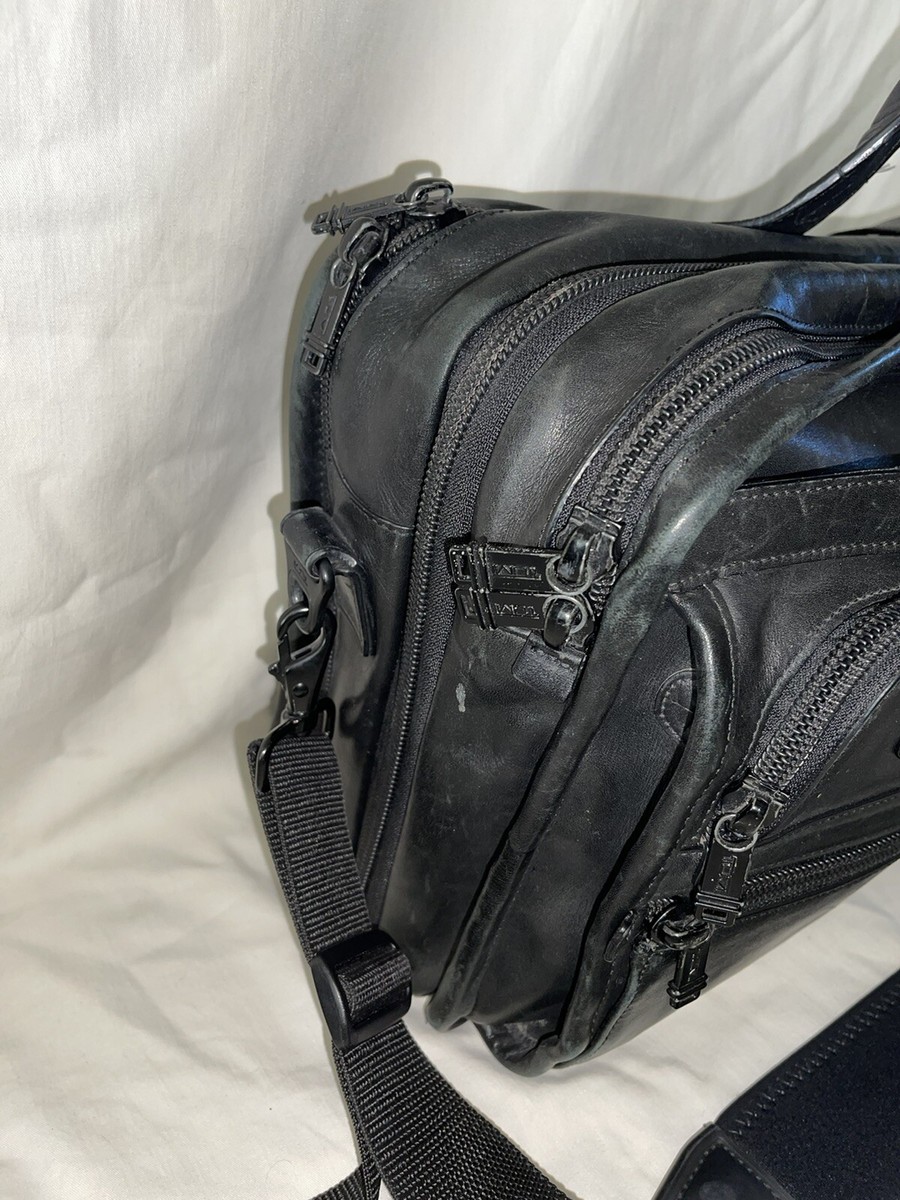 s*n様 TUMI 96141DH Amazing Tumi All Leather Business Bags 2Way 96141Dh Large Carry On