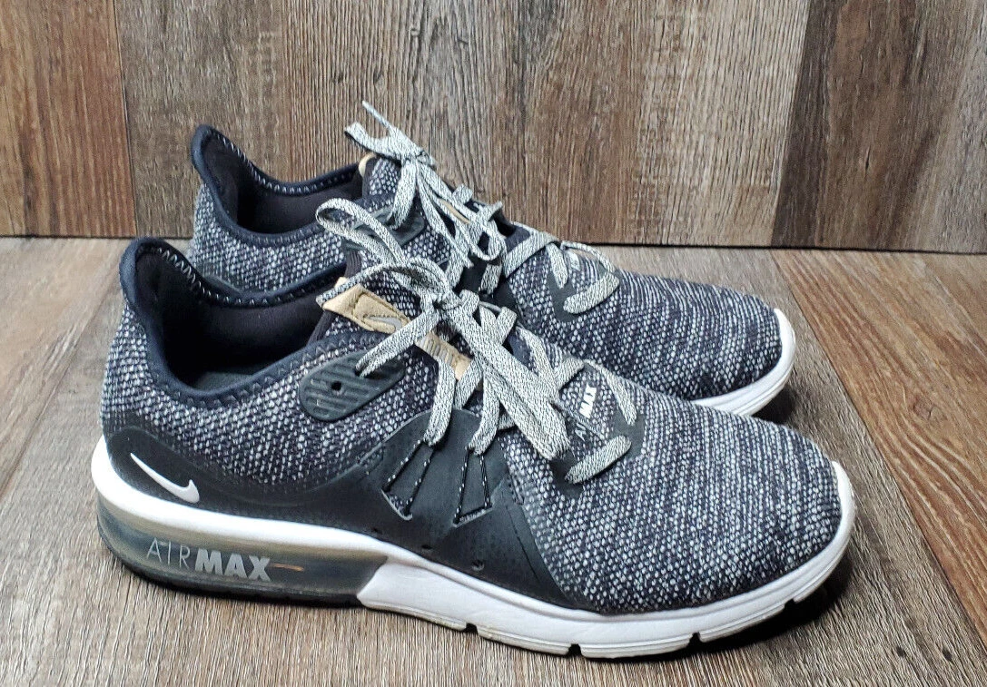 Nike air max sequent 3 women's black sales