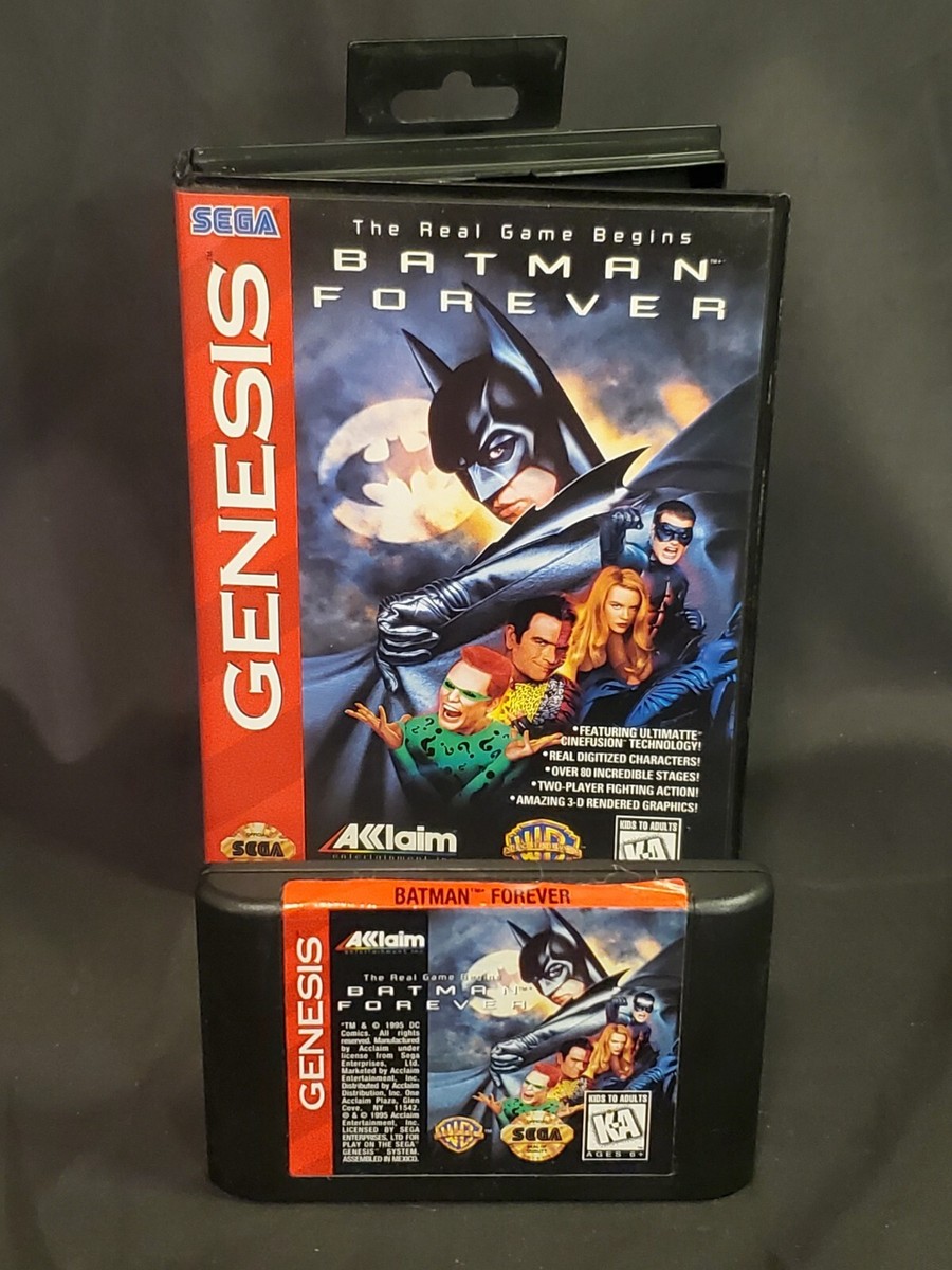 Batman Forever (Sega Genesis, 1995) Authentic TESTED No