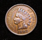 1902  Indian Head Cent  XF