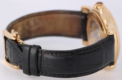Ulysse Nardin GMT Dual-Time 18k Rose Gold Black 42mm 246-55 Leather Watch - Picture 8 of 9