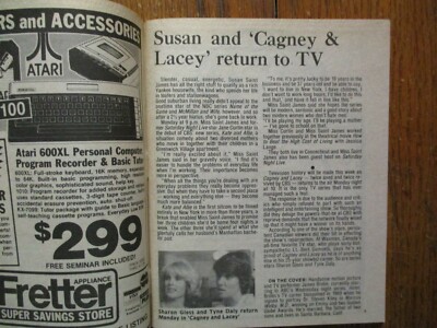 3/1984 Detroit News TV Mag(CAGNEY & LACEY/KATE & ALLIE DEBUT/JAMES  BROLIN/HOTEL