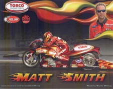 2006 Matt Smith Torco Racing Fuels Buell Pro Stock Motorcycle NHRA Hero Card