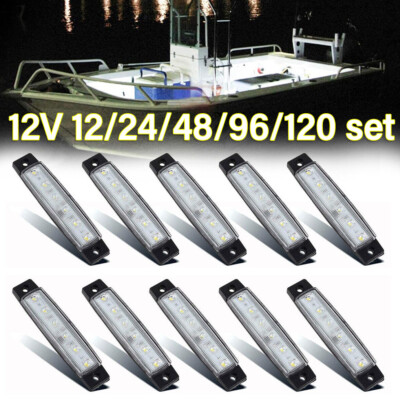 Lot of Marine LED Navigation Light White Boat Deck Courtesy Interior Cabin Light