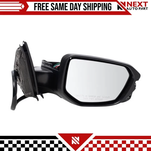 New Passenger Side Power Heated Paint to Match Mirror For 2017-2021 Honda Civic