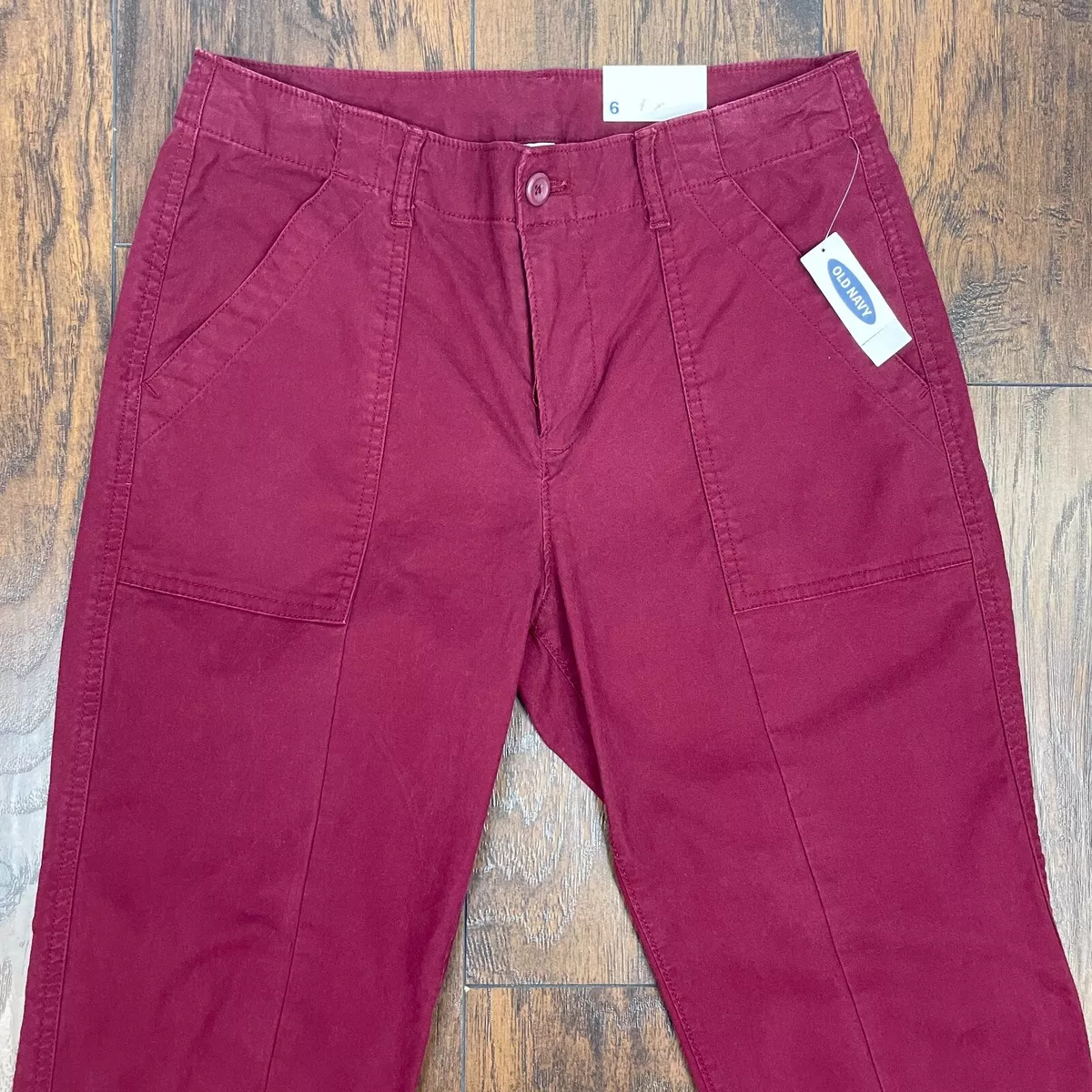 Old navy hotsell burgundy pants
