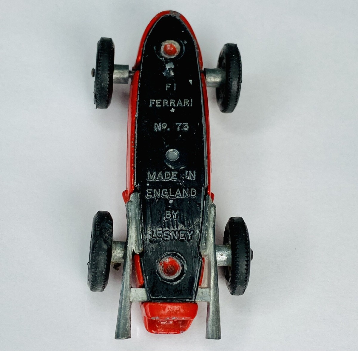 当時物 ヴィンテージミニカー マッチボックス レズニー No.73 フェラーリ OLD VINTAGE LESNEY MATCHBOX # 73 FERRARI F 1 RACING CAR