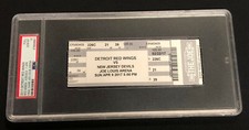 DETROIT RED WINGS LAST GAME AT JOE LOUIS ARENA TICKET PSA GEM MINT 10 GRADE